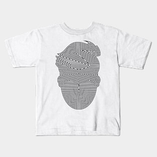 Maze Face Kids T-Shirt